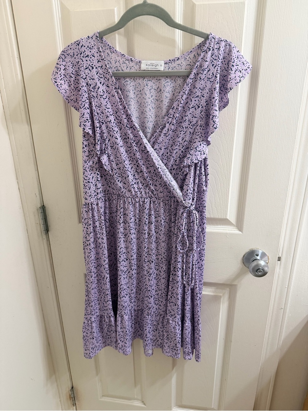 Kaileigh Lavender Printed Blouse